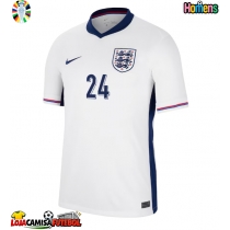 Camisa de Futebol Inglaterra Cole Palmer #24 Equipamento Principal Europeu 2024 Manga Curta